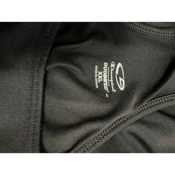 Champion Duo Dry Tank Top Womens Size XXL Solid Black Sleeveless Sport - Picture 11 of 11